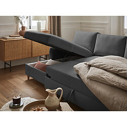 Avis Lisa Design Will - canapé panoramique en U - 7 places - convertible avec coffre - en tissu