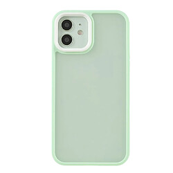 Coque en TPU + acrylique vert clair pour votre Apple iPhone 12/12 Pro 6.1 pouces