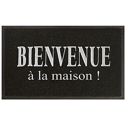 Paris Prix Tapis d'Entrée Maison 45x75cm Noir & Gris