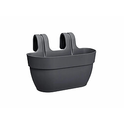 Avis Balconnière en plastique Elho Vibia Campana Easy Hanger Medium anthracite - 36 x 24 x 26,5 cm