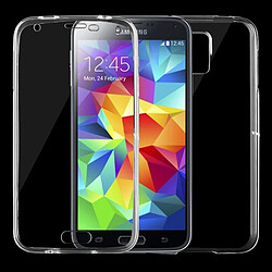 Wewoo Coque Transparent pour Samsung Galaxy S5 / G900 0.75mm Double-face Ultra-mince TPU Housse de protection