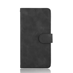 Etui en PU Toucher la peau avec support noir pour votre TCL 10L