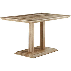 Habitat Et Jardin Table repas Alina - 130 x 80 x 75 cm - Chêne