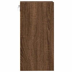 Acheter vidaXL Armoire suspendue chêne marron 40x29,5x60 cm bois d'ingénierie