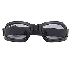 Lunettes De Moto Lunettes De Rembourrage Protection UV Gris Miroir