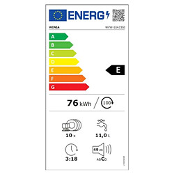 Lave-vaisselle Winia WVW10A15SI