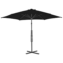 Avis Maison Chic Parasol Jardin | Parasol d'extérieur avec mat en acier Noir 300x230 cm - GKD54289