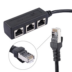 Avis Wewoo 1 à 3 sockets réseau Ethernet LAN RJ45 Plug Splitter Extender