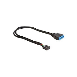 Câble USB DELOCK 83281 30 cm Noir