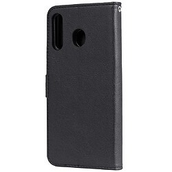 Avis Wewoo Housse Coque Pour Galaxy M30 Solid Color Flip Flip de protection avec support et fentes cartes et portefeuille et cadre photo et lanière noir