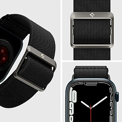 Avis Spigen Sgp Spigen Lite Fit Bracelet Compatible avec Apple Watch Serie 7 45mm, 6/SE/5/4 44mm, 3/2/1 42mm - Noir