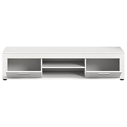 Avis Bestmobilier Stafford - meuble tv - blanc - 160 cm