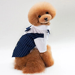 gentleman animal chien vêtements chiot prince smoking manteau costume costume cadeau bleu l pas cher