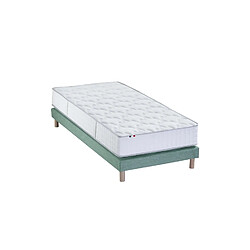 Idliterie Ensemble Matelas Ressorts + Mémoire de forme ODYSSEE + Sommier - Made in France