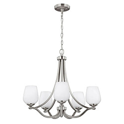 Elstead Lighting Chandelier Vintner 5x60W Nickel Satiné