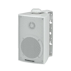 Enceinte 2 voies 100v blanc - esp215ws - MONACOR