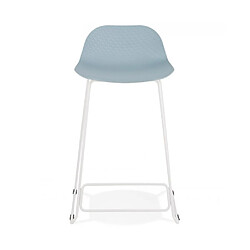 Kokoon Design Tabouret de bar design SLADE MINI BLUE 49x53x85 cm