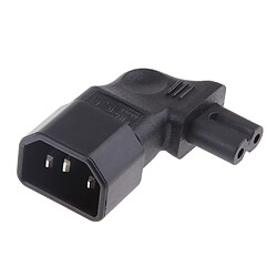 Acheter IEC 320 C14 Male à C7 Femelle Adaptateur Convertisseur Fiche Angle Droite