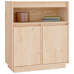 Avis vidaXL Buffet 70x34x80 cm Bois massif de pin