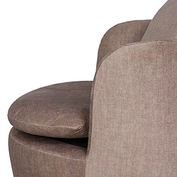 Avis BigBuy Home Fauteuil Taupe Bois Fer 84 x 74 x 66 cm