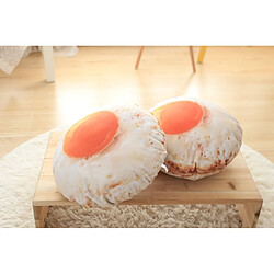 Universal Jouet de remplissage d'omelette simulé mignon oeuf peluche bébé sommeil consolation poupée enfant fille cadeau d'anniversaire enfant photographie accessoires coussin de luxe (40cm) pas cher