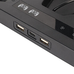 Avis Universal Support Vertical pour PS5, 1 support pour écouteurs, 2 chargeurs de contrôleurs, 15 emplacements pour disques de jeu avec ventilateur de refroidissement pour Console PS5