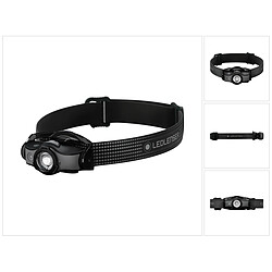 Ledlenser MH5 LED Lampe frontale 400 lm IPX4 Noir / Gris ( 502147 ) + 1x Batterie +Câble de charge