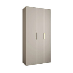 Abiks Meble Armoire à portes battantes Como 4 245,5/120/40 3 portes (cachemire/doré)