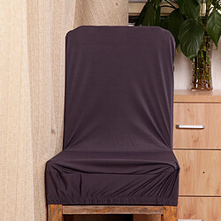 Avis Spandex Stretch Low Short Back Chair Cover Bar Stool Cover Grey Dark