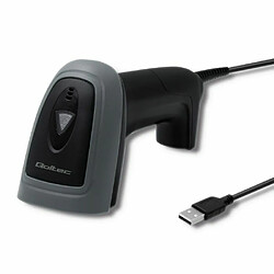 Qoltec 50863 Wired QR & BARCODE Scanner USB pas cher