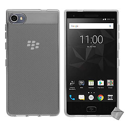 Htdmobiles Coque silicone gel fine pour Blackberry Motion + film ecran - BLANC TRANSPARENT