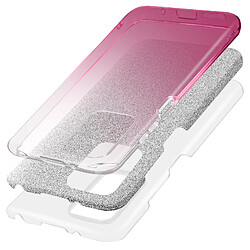 Avis Avizar Coque pour Xiaomi Redmi 10 et 10 2022 Paillette Amovible Transparent / Rose