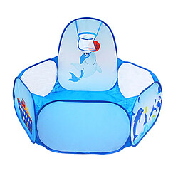 Acheter dauphin ball pit playpen jouer tente mer boule piscine jouet avec panier de basket