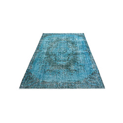 Vidal Tapis de laine 272x163 Bleu Ultra Vintage