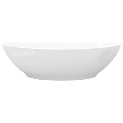 Acheter vidaXL Lavabo en forme ovale Céramique 40 x 33 cm Blanc