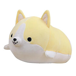 Universal Oreiller en peluche Corgi, Poupée en peluche douce fourrée, Coussin de soutien du cou Coussin Canapé Chaise Siège