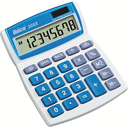 ibico Calculatrice de bureau 208X, écran LCD à 8 chiffres ()