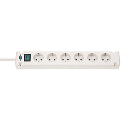 Alpexe Brennenstuhl Bremounta Extension Socket 6-way white 3m H05VV-F 3G1.5