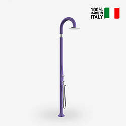 Douche extérieure de jardin avec mitigeur Arkema Design Funny Yin T345, Couleur: Pourpre