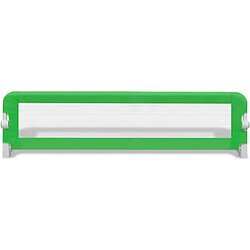 Avis vidaXL Barrière de lit pour enfants 150 x 42 cm Vert