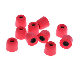 embouts earbud en mousse à mémoire de forme embouts earplug pour casque inear 4,5 mm rouge