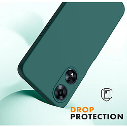 Acheter Htdmobiles Coque pour Oppo A58 5G / A78 5G - housse etui silicone gel fine + verre trempe - VERT