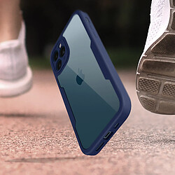 Acheter Avizar Coque 360° pour iPhone 12 Pro Dos Rigide Protection Écran Souple Contour bleu