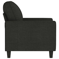 Acheter Maison Chic Fauteuil relax,Chaise pour salon Noir 60 cm Tissu -MN84198