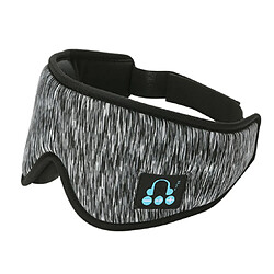 Musique sans fil Eye Sleep Mask Bluetooth 5.0 casque Appel Shading et respirante 3D Eye Sleep Mask-Gray