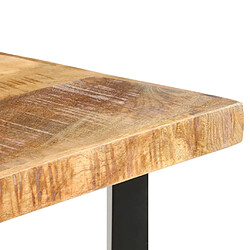 Acheter vidaXL Table de bar 120x58x107 cm Bois de manguier brut