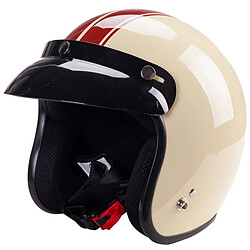 Vintage 3-Snap Moto Casque Visor Pic UV Pare-Soleil pour Plus Open Face Half Face Ou Vintage Casques, noir