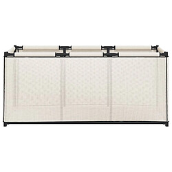 Acheter vidaXL Boîte de rangement crème 105x34,5x45 cm tissu