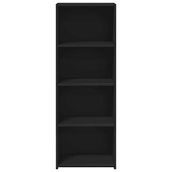 Avis vidaXL Buffet haut noir 45x41x124 cm bois d'ingénierie