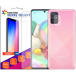 Verre trempé pour Samsung Galaxy A71 SM-A715F + Verre Trempé Camera Arrière Protecteur- Film Protection en Verre Trempé -Visiodirect -